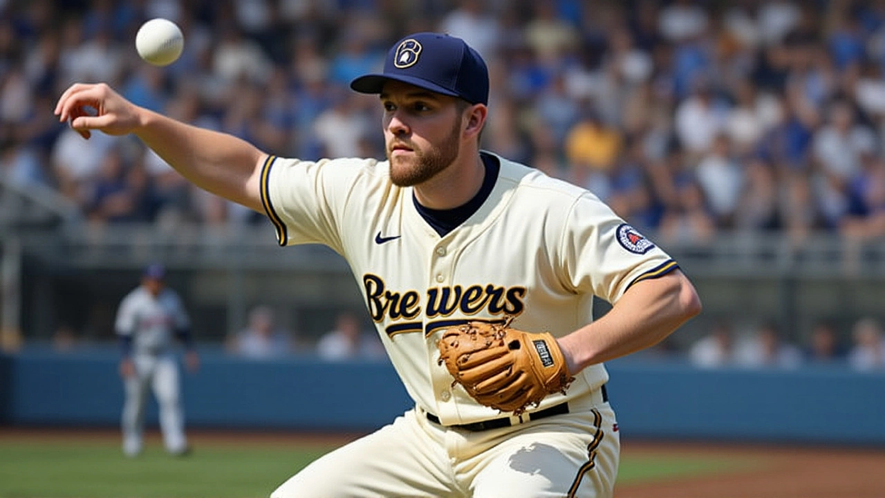 Brewers pull off historic 8-6-2 double play in NLCS Game 1