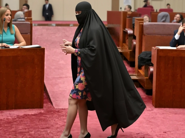 Senator Pauline Hanson Wears Burqa in Parliament After Bill Blocked, Sparks Outrage